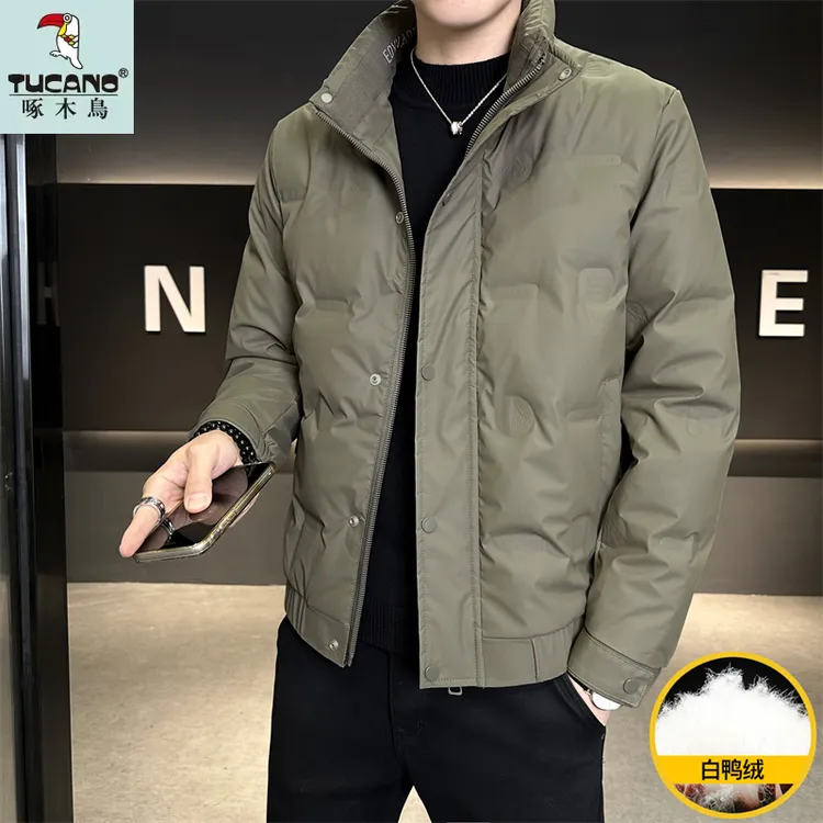 TUCANO/啄木鳥冬季新款男士立领鸭绒羽绒服潮流帅气保暖羽绒外套