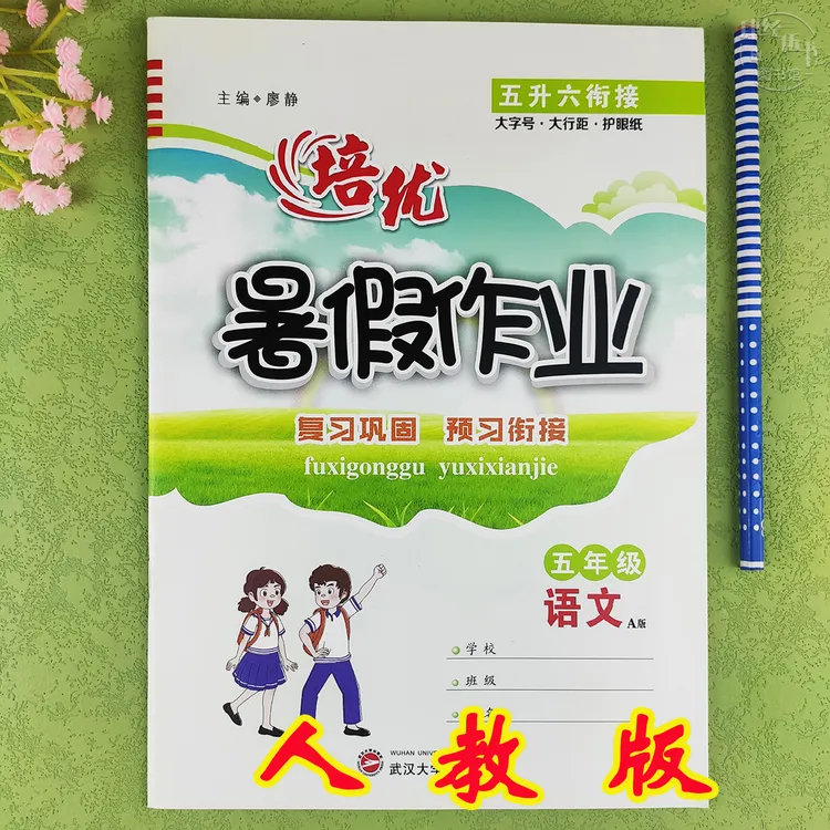 人教版五升六年级语文暑假衔接五年级语文暑假作业人教版暑假练习