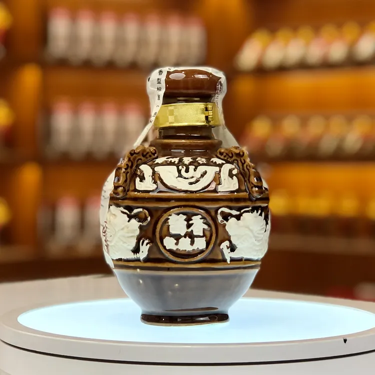 荣聚烧坊国标研究中心检封五十年封坛酱香型53度500ml