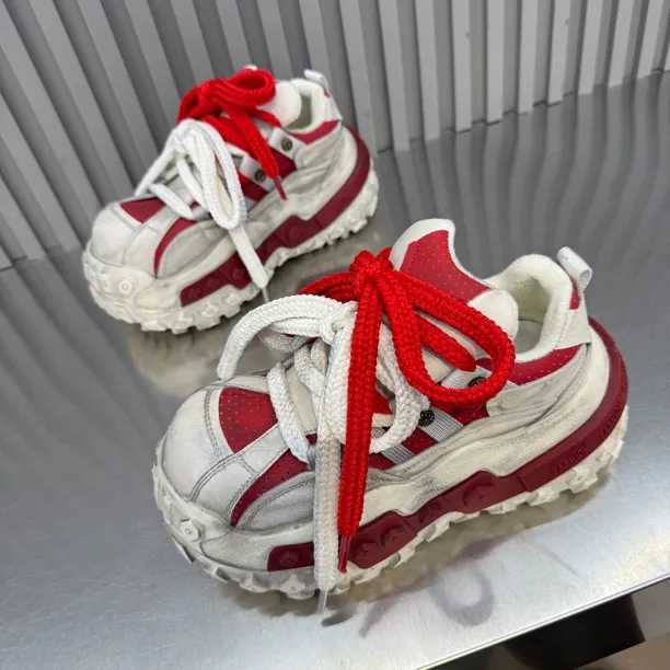 复古做旧擦色厚底老爹鞋单里2026春季新款欧货百搭女鞋潮流时尚