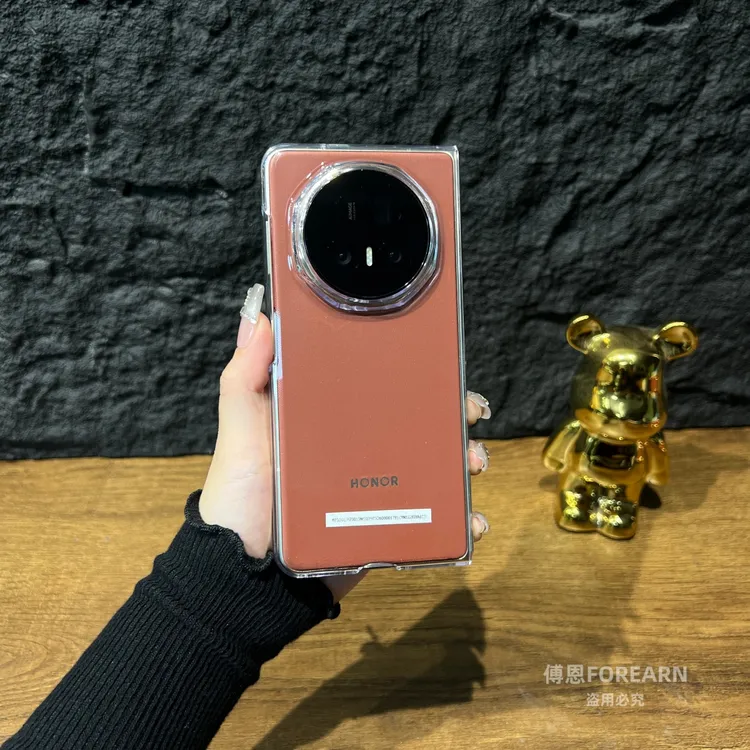 适用于荣耀MagicV5手机壳透明折叠屏magic v5全包防摔保护套网红