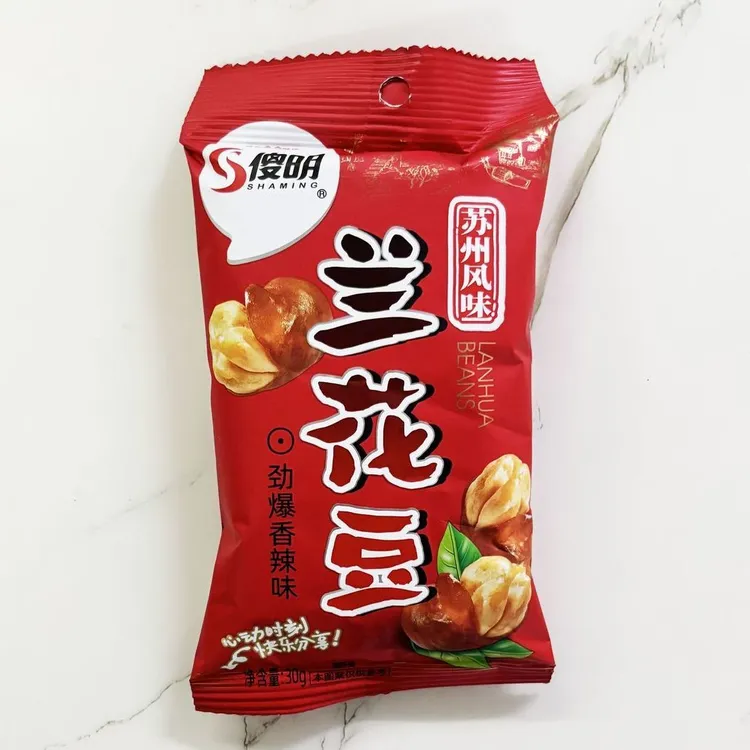 30克傻明蚕豆兰花豆商超校园同款经典小吃零食炒货童年儿时味休闲