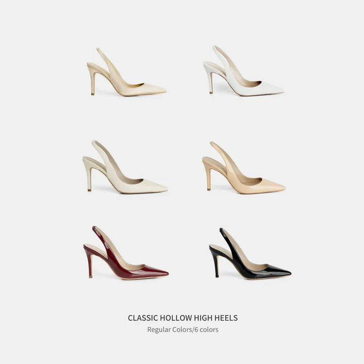 Cihi‘LUXE HEELS’后空定制diy线条/颜色  浅口高跟单鞋系列