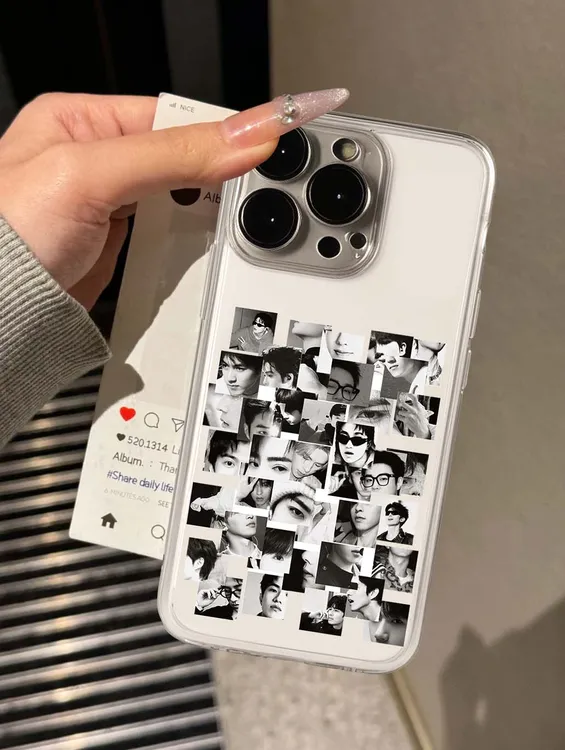 十个勤天拼接图透明适用苹果iPhone16手机壳华为pura70小米15周边