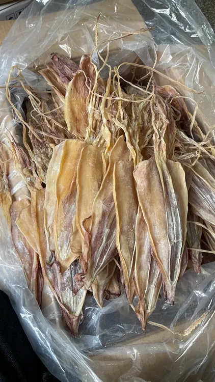 福建东山本港生晒中大鱿鱼干250克约4到6只中通包邮炒韭菜煮粥