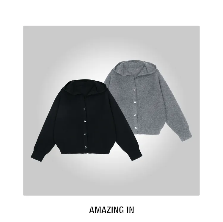 AMAZING IN | 绵羊毛 | 四平织法宽松针织衫A251012-AI5ADSW8859