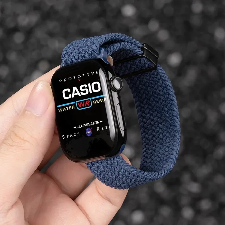 IWATCH春季气质编织表带苹果手表尼龙IWATCHS11表带秋冬S10/987代