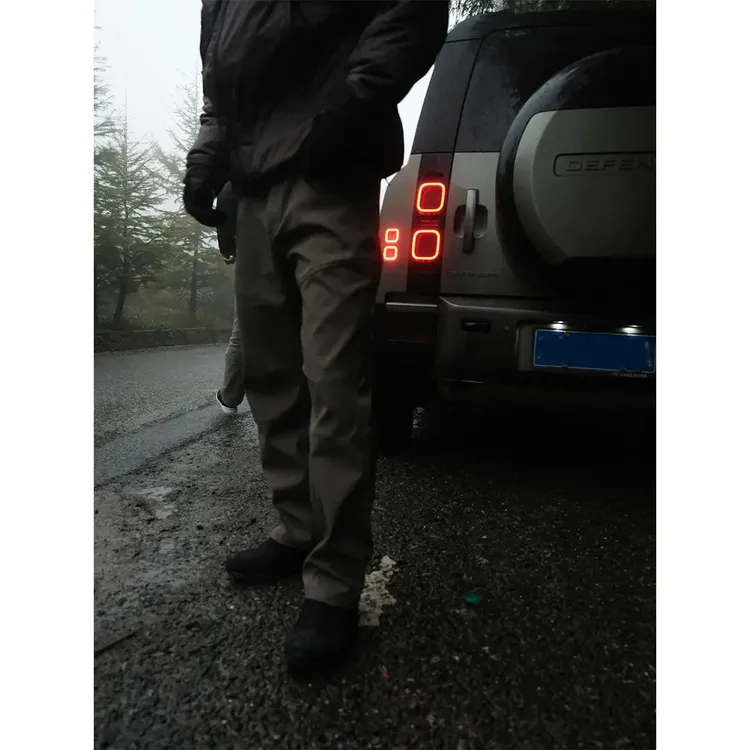 GTAL美式加绒款硬汉休闲裤2.0几何结构冬季保暖户外直筒百搭长裤