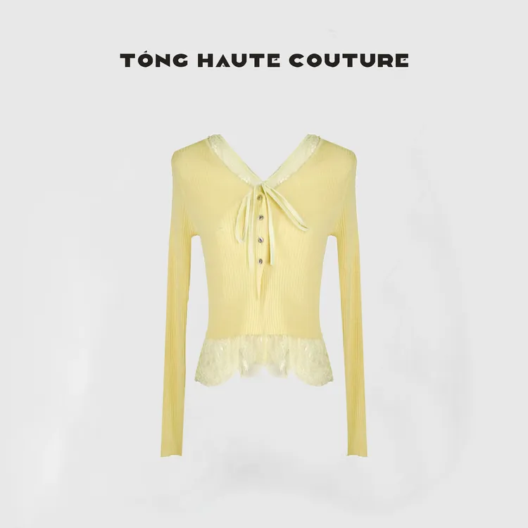 【拨云】2025年夏季高级感小众轻奢显瘦蕾丝衫 YY120