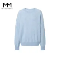 MM麦檬100羊绒拉毛慵懒套头毛衫商场同款25冬新款5GA134271