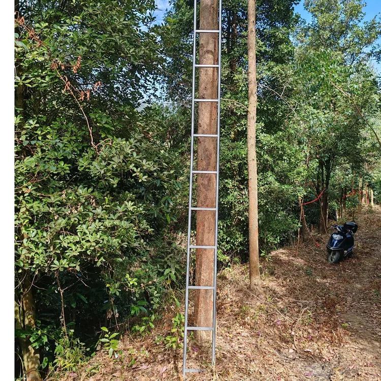 八角梯子爬树梯采摘神器户外爬树攀高室内外万能梯可拆装标准款