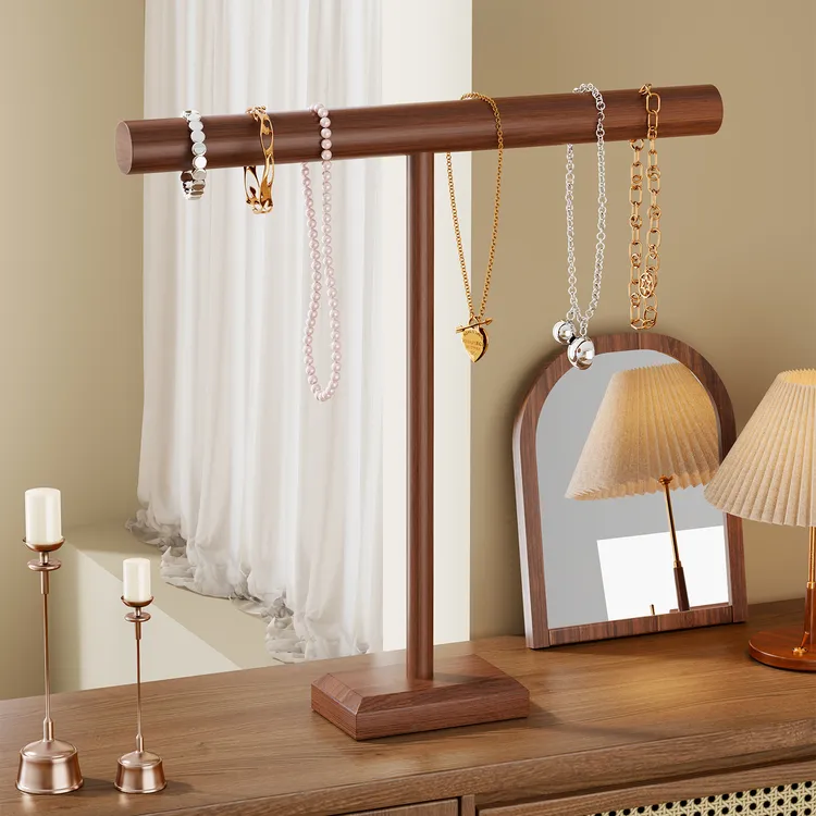 手串展示架台面多功能装饰品收纳架桌面实木手表手链项链收纳挂架