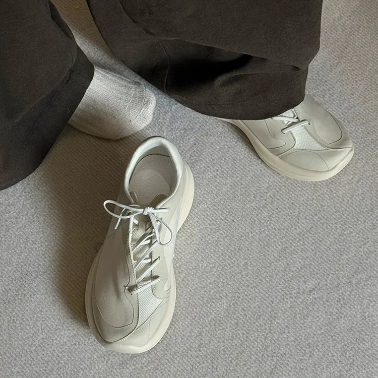 网鞋男款夏季透气运动鞋户外登山赤足鞋舒适轻便小白鞋通勤男鞋