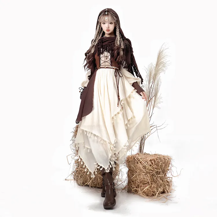 【流浪女巫】洛丽塔女装连衣裙主腰斗篷日常可爱Lolita甜美裙子女巫
