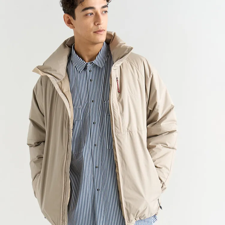 NANGA羽绒服防风防水AURORATEX立领保暖外套2N5F70/2N4A84