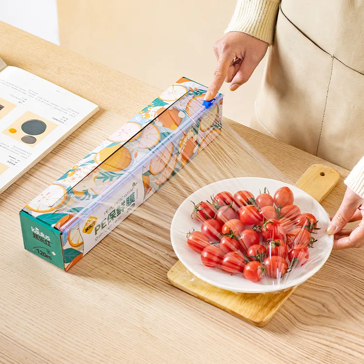 摩登主妇保鲜膜切割器滑刀式pe保鲜膜食品级家用经济装专用耐高温