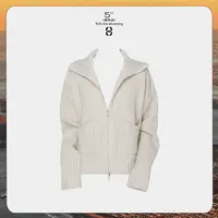 9月26日10:00新品 FORNI 奶油云朵毛衣 马海毛羊毛大翻领拉链毛衣