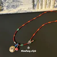 雲涌之丽 钛钢仿水晶项链 【谈笑风生】DMN0882颈链饰品小众链条