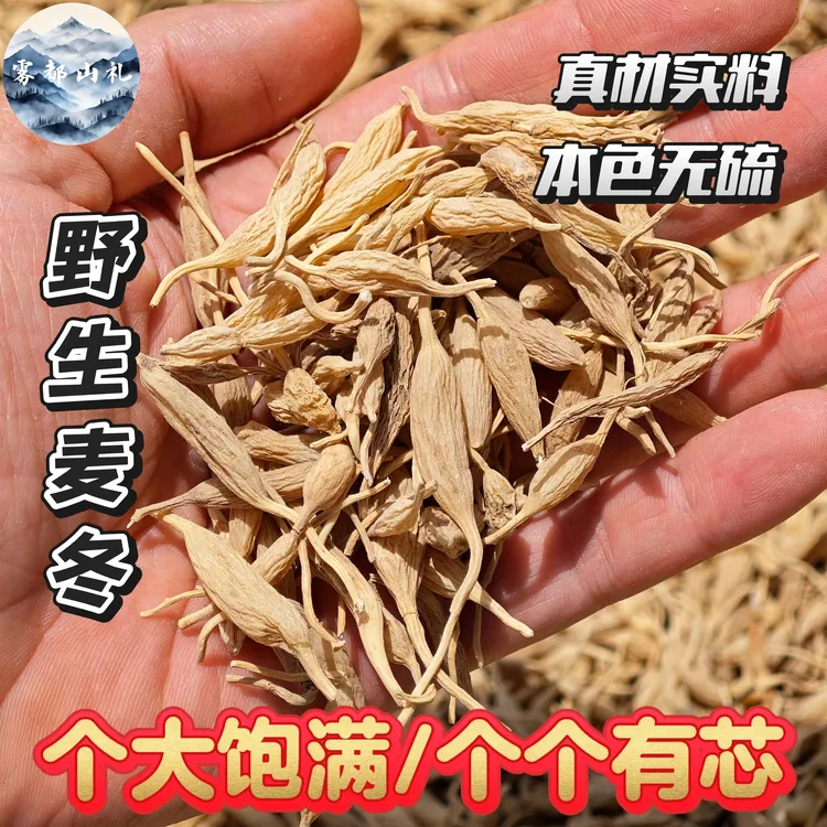 野生麦冬深山采摘  自然晒干无硫无熏 中药材泡水