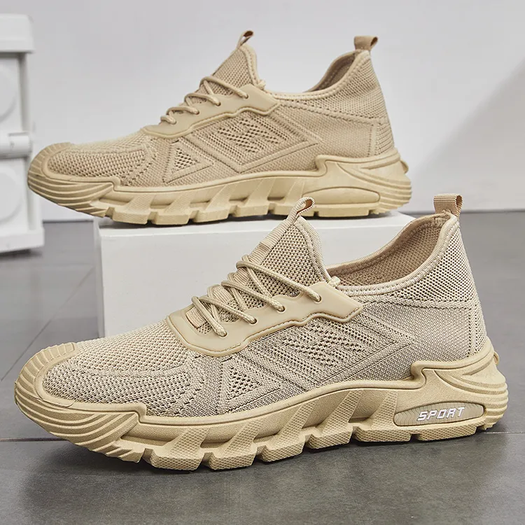 20春夏男鞋透气网面轻便软底运动鞋跑步休闲鞋大码TEM