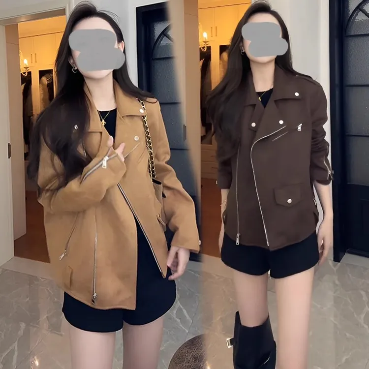 2025春秋新款高级感独特超好看机车时尚外套女气质时髦感夹克上衣