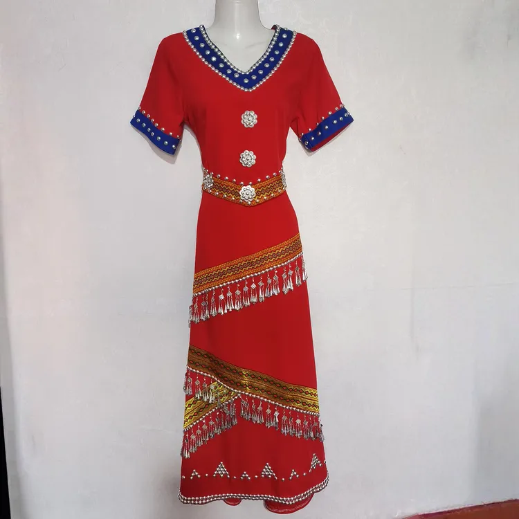 佤族女装少数民族日常生活服装时尚洋气显瘦