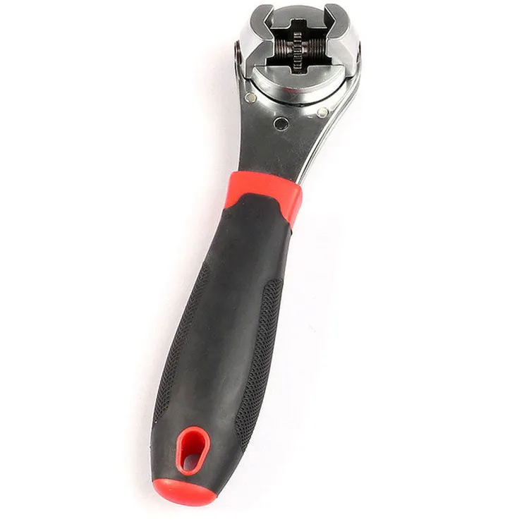 新疆西藏包邮可调节棘轮扳手可调式快速扳手万用多功能6-22MM棘轮