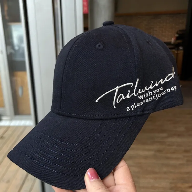 2025新款美式硬顶大头围棒球帽时尚百搭弯檐深顶显脸小刺绣鸭舌帽