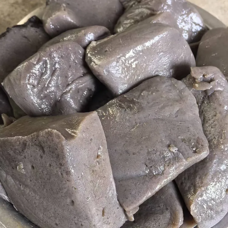 农村传统手工艺制作土魔芋豆腐