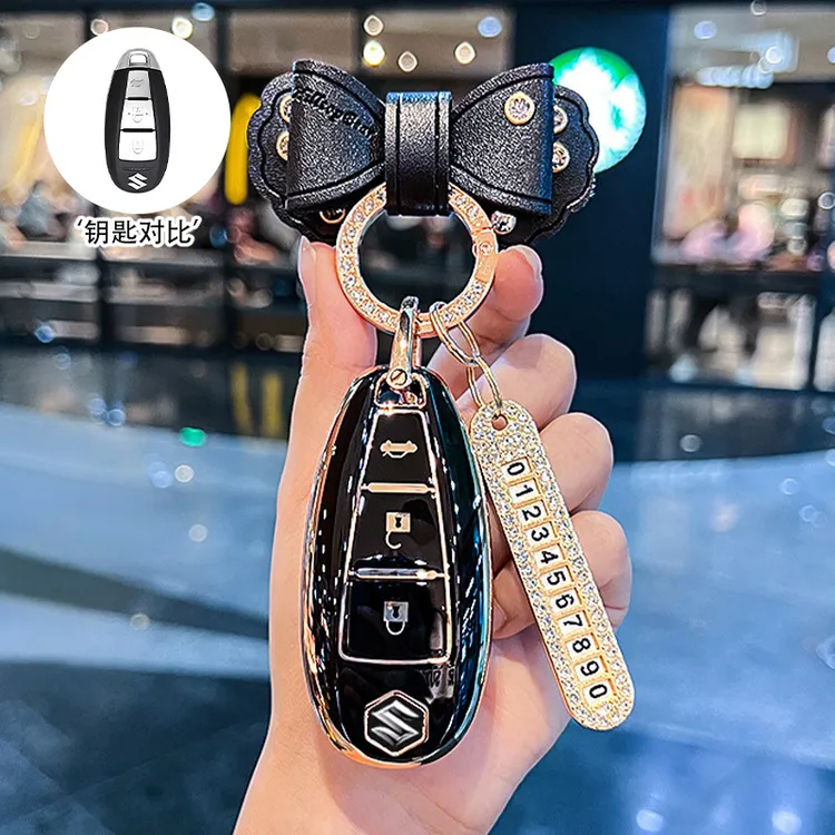 专用长安铃木钥匙套女维特拉锋驭骁途启悦天语SX4汽车高档钥匙包