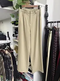 【裤子】高档裤子设计感百搭休闲时装女装服装2433[GYSS]Q