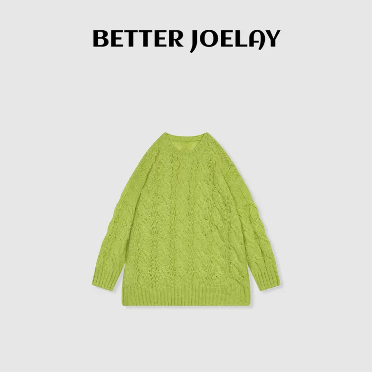 BETTER JOELAY-【凉风唱晚】羊毛套头毛衣气质百搭洋气韩版TT358