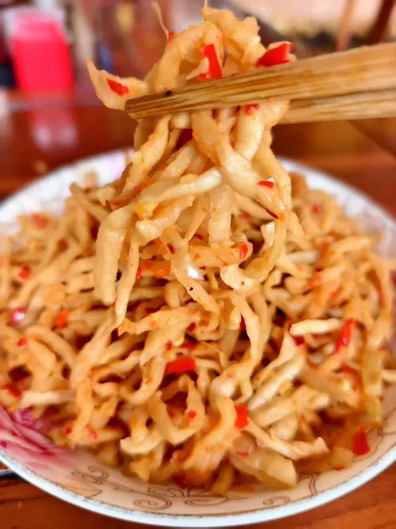 梅儿姐家湖北麻城手工酱腌菜萝卜丝峨眉豆盐豆角辣椒洋姜盐白菜
