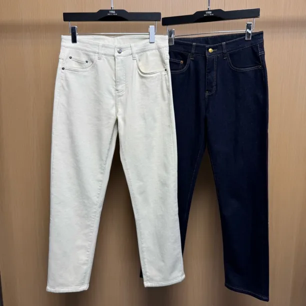 【直筒加绒牛仔裤】男士直筒时尚休闲纯色牛仔裤