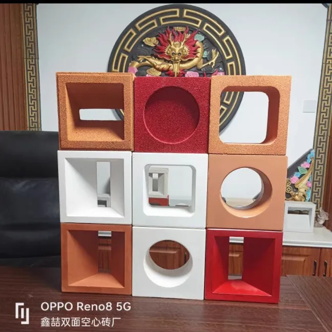空心砖轻质发泡双面造型隔断玄关装饰网红泡沫砖