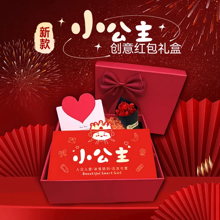 儿童生日红包伴手礼儿童节创意礼物小公主小王子仪式感折叠红包