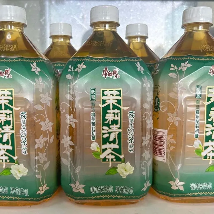 【冲量8瓶】康师傅茉莉清茶1L*8大瓶整箱解渴饮料饮品夏季包邮批发