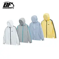 BINFU2025夏季新款三条杠撞色男女同款防晒衣