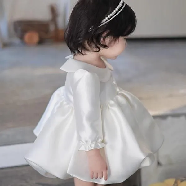YeeHo0/英氏【断码】女宝宝周岁公主裙新款生日抓周礼服花童婚纱