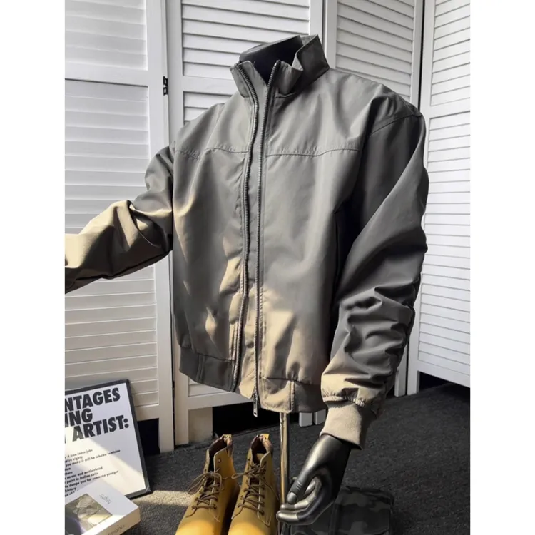 美式cleanfit三防夹克男款高级感秋冬季飞行员褂子潮百搭工装外套