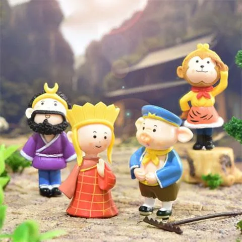 西游记小摆件玩偶全套手办沙僧孙悟空唐僧猪八戒白龙马人物模型