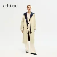 【商场同款】edition2025冬季新款双面穿长款风衣外套#EBE4TRC005