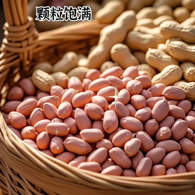 [精选大颗粒五斤】2025年新上市花生米 河南农家大白沙新鲜花生米