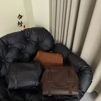 韩系时尚复古一包两背气质小众大容量休闲邮差双肩包-HT258813