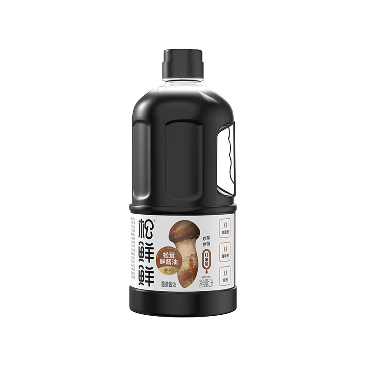 【放心酱油】松鲜鲜金标松茸鲜酱油1L/桶 酿造酱油 红烧炒菜调味
