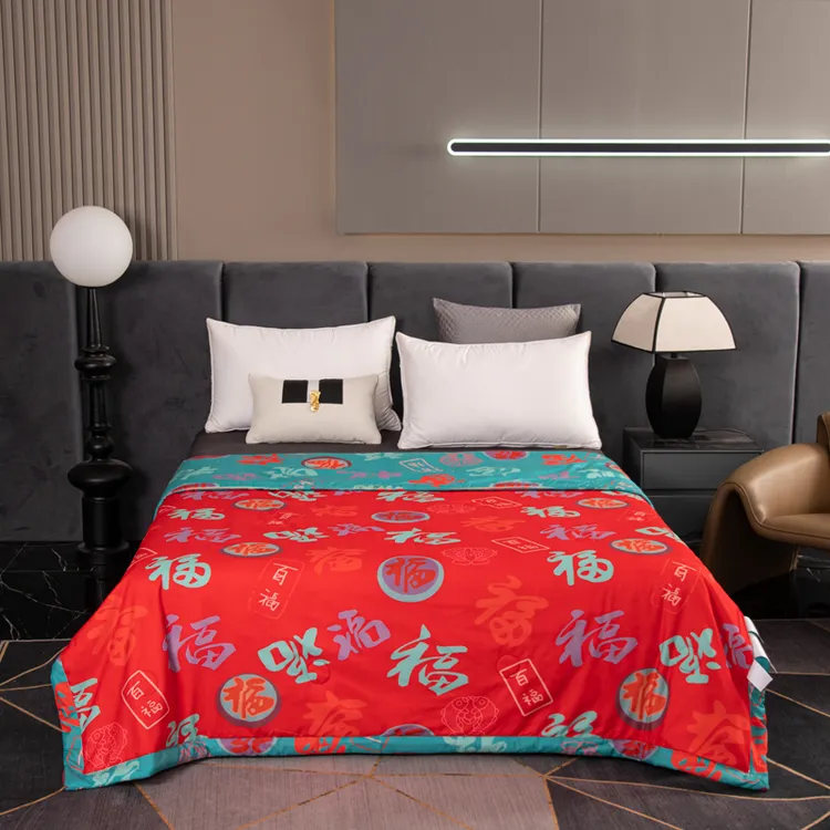 新款百福被百福夏凉被A类母婴级大豆被空调被夏凉被可水洗夏被