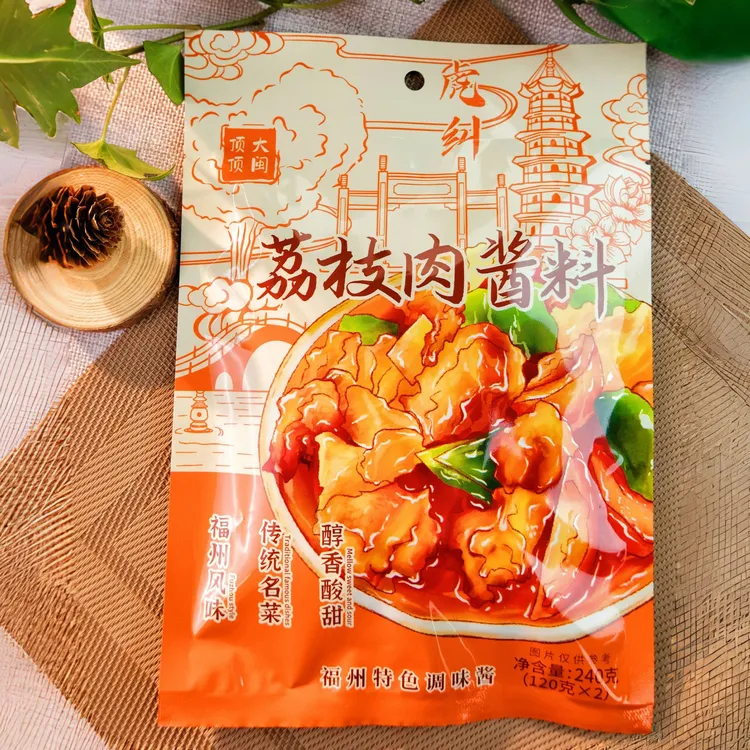 福州荔枝肉酱料--福州传统闽菜风味--虎纠特色酸甜口味醇香调味酱