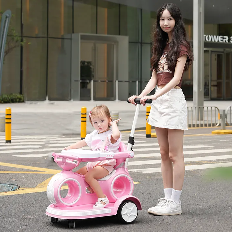 婴儿童电动车四轮汽车带遥控宝宝1-3岁手推车可坐充电摩托玩具车