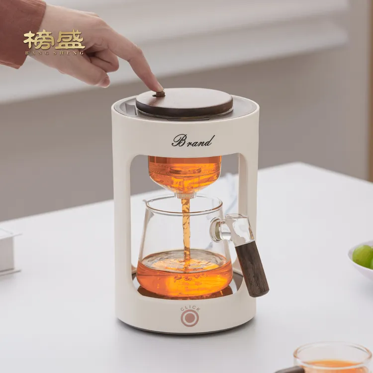 榜盛智能保温自动泡茶壶玻璃茶壶家用办公室懒人泡茶功夫茶具套装