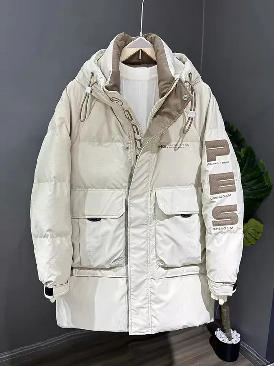 优等品中长款加厚百搭秋冬宽松韩版时尚帅气外套冬季潮流